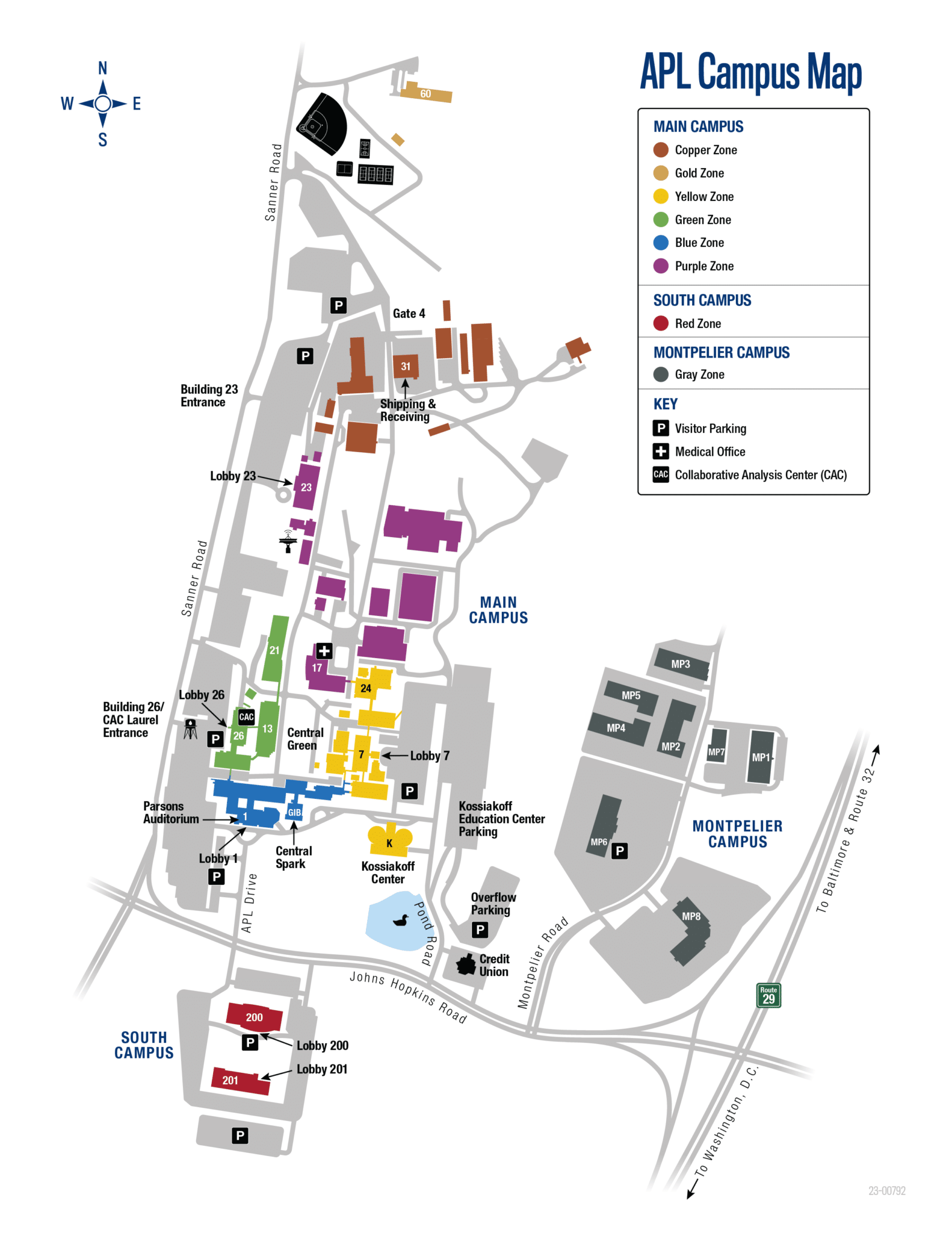 APL Campus Map | Naval Submarine League