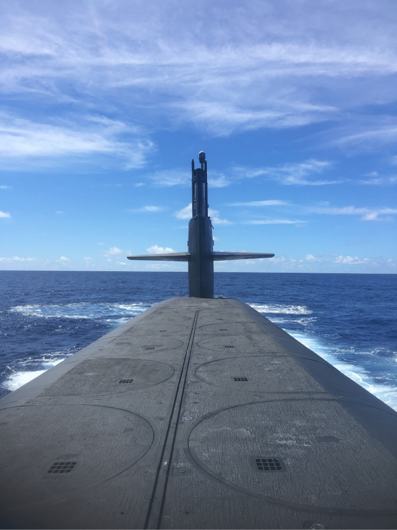A steel beach while serving aboard the USS PENNSYLVANIA (SSBN 735) (BLUE) in late 2016.